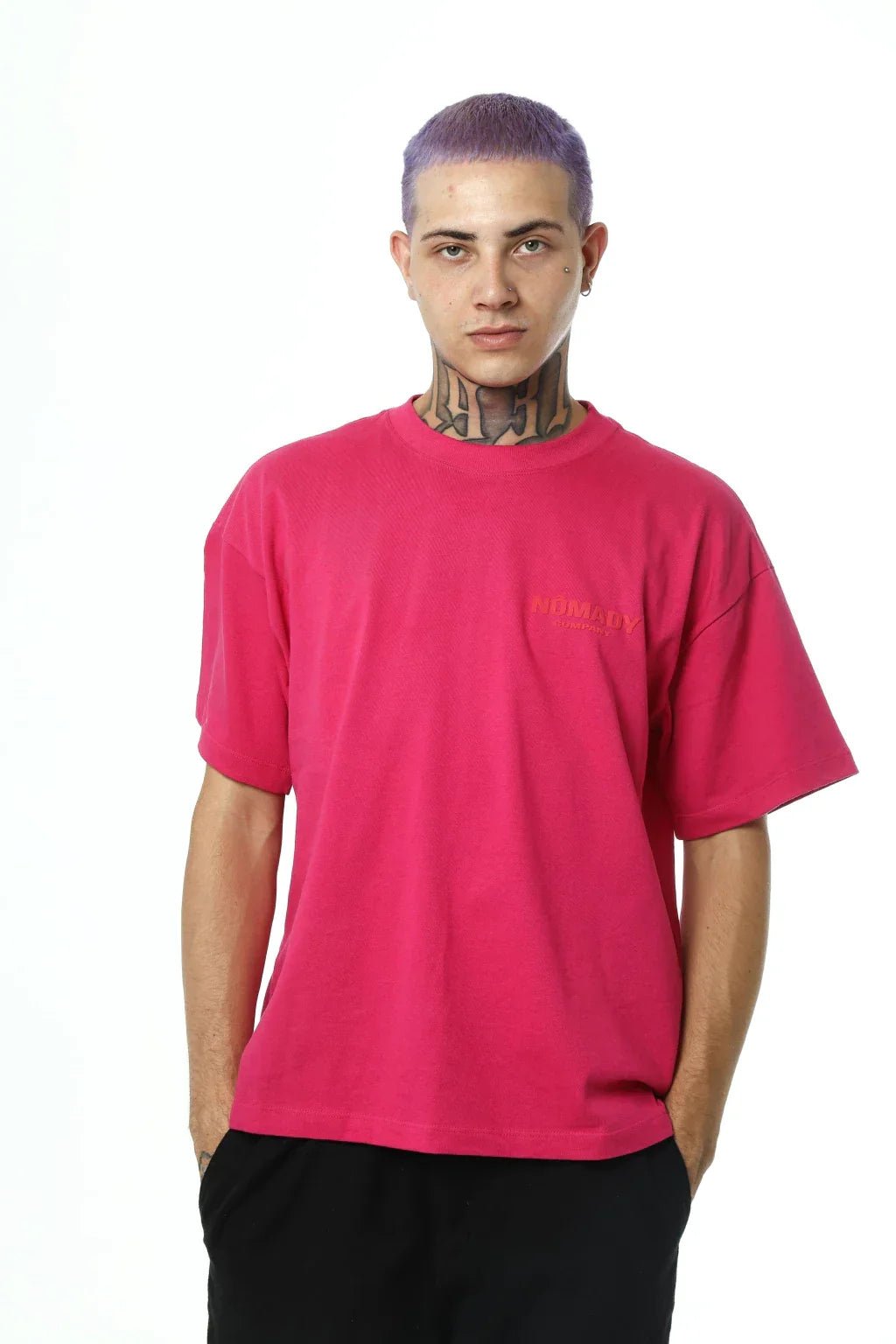 Basic Tee Logo - Pink Robin - NÔMADY COMPANY