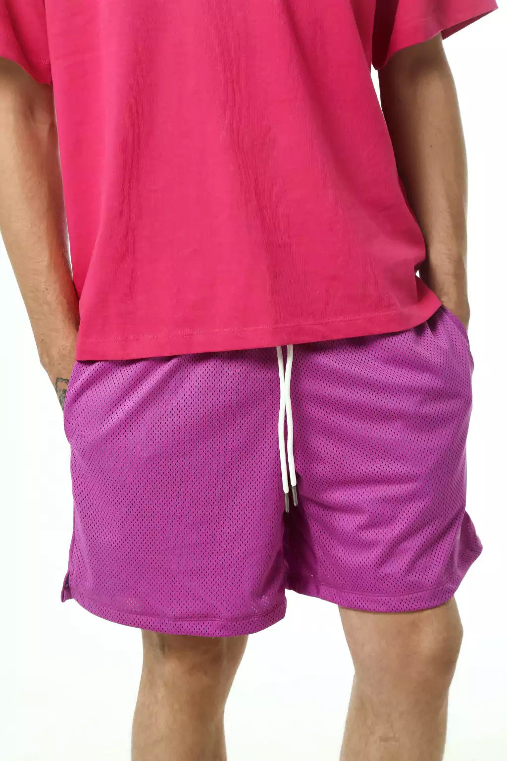 Nômady Mesh Shorts Roxo - NÔMADY COMPANY